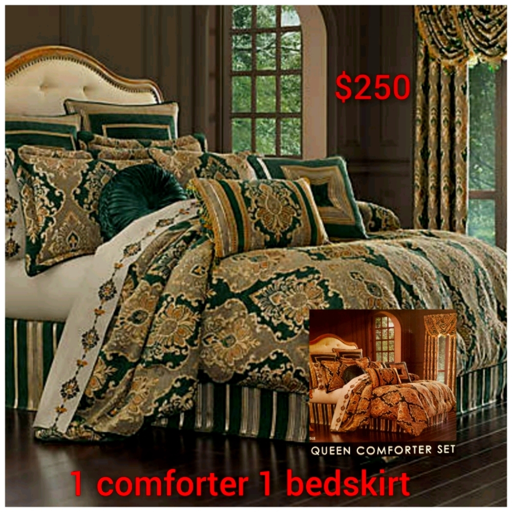 Q J Queen 2 PC comforter set New